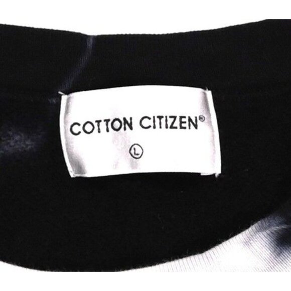 Cotton Citizen Milan Crew Sweatshirt in Graphite Splatter - Picture 3 of 4